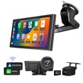 CAM+Eonon P4 10" IPS Touchscreen Tragbar wireless CarPlay Android Auto Autoradio