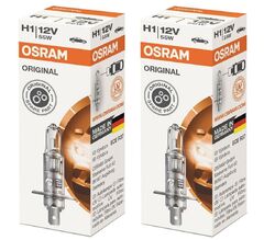 2x OSRAM H1 12V Auto Halogenlampe Original Line Spare Part 64150 2er Set