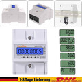 Drehstromzähler geeicht für DIN Hutschiene + 5(100)A 220/380V 3 Phasen 4 Draht