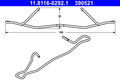 ATE 11.8116-0292.1 FEDER, BREMSSATTEL HINTERACHSE VORDERACHSE FÜR CHEVROLET OPEL