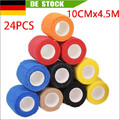 24x selbsthaftende Haftbandagen Fixierbinde kohäsiv Bandage Verband 10cm x 4.5m