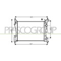 Kühler Motorkühlung Prasco OP034R002 Aq für Opel Vauxhall