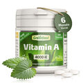 Vitamin A, 4000 iE, hochdosiert, 180 Tabletten. Vegan.