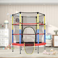 Trampolin-Set Kinder Trampolin mit Sicherheitsnetz Indoor Outdoor Jumper 140cm