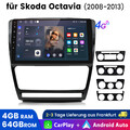 10.1" Für SKODA Octavia 3 III 5E Autoradio Android 13 GPS Navigation DSP CarPlay