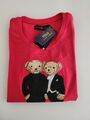 Ralph Lauren Polo Bear Damen T-Shirt Neu Mit Etikett Gr S Rot