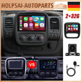 Für Renault Trafic Opel Vivaro Android 13 GPS Schiffe USB Carplay Kam Autoradio