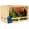 ITA Terrarium 80x50x50 Seitenbelüftung OSB Holzterrarium Holz Terrarien