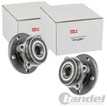 2X NTY RADLAGER-SATZ VORNE BEIDSEITIG PASSEND FÜR AUDI A1 A3 Q3 TT SEAT