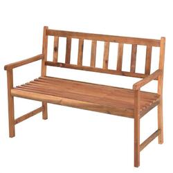 Gartenbank Akazie Bank Sitzbank Holzbank Parkbank 2-Sitzer massiv Akazien Holz✔ 2-Sitzer ✔ Wetterfest ✔ schneller Aufbau ✔