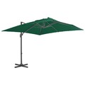 Ampelschirm mit Aluminium-Mast Sonnenschirm Gartenschirm Marktschirm vidaXL