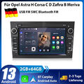 Android 13 Autoradio GPS Für Opel Zafira B Corsa C D Astra G H Vivaro Vectra C