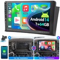Für VW T5 Multivan 2010-2015 Android 14 Carplay Autoradio 2+64GB GPS NAVI BT KAM