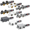Badheizkörper Thermostat Anschlußgarnitur Twins Ventil Mittelanschluss 50 mm