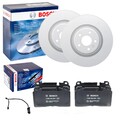 BOSCH BREMSSCHEIBEN + BELÄGE VORNE passend für AUDI A6 A7 C7 4G Limo Avant