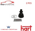 ACHSMANSCHETTE ANTRIEBSWELLE PAAR WHEEL SIDE HART 417 839 2PCS H NEU