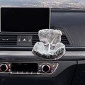 Niedlicher Plüschpuppenautositz mit Clip für d&#39;Lufteinlass,