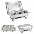 Chafing Dish Speisenwärmer Buffet Bankett Catering Warmhaltebehälter Edelstahl