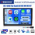 9" DAB+ Für Audi A4 8E 8H B6 B7 2000-09 Android13 GPS Navi Carplay 64G Autoradio