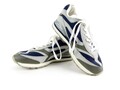 Olympia Herrenschuhe Sneaker Gr. 40 Grau/Blau Laufschuhe Turnschuhe (19262)