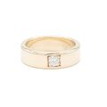 Brillant Solitär Ring in 585/14kt Gold, Größe 48,5 0,16ct, 6,2g, R09. 51518