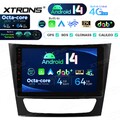 9" DAB+ Autoradio Android 14 4G+64G GPS Navi für Mercedes W211 E200/220/240 W219