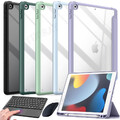 Tasche Für iPad 5 6 7 8 9 10th Gen Air 4 5 Pro 11 QWERTZ Touchpad Tastatur Hülle