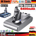 6,4Ah Akku Für Dyson V6 Ersatzakku DC58 DC59 SV03 SV05 SV06 SV09 DC74 DC62 DC61