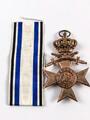 Bayern , Militär Verdienst Kreuz 3. Klasse mit der Krone und Schwertern, Band be