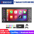 Android 13 DAB+ Carplay Autoradio GPS WiFi für VW Touareg Transporter V T5 2+32G