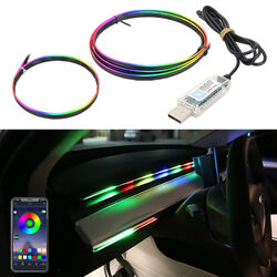 USB RGB Ambientebeleuchtung Auto Innenbeleuchtung Fußraumbeleuchtung App Control