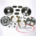 Bremsen Set vorne + Bremstrommel Satz hinten für Nissan Note [E11]