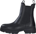 Tamaris 1-25901-41-003 Schwarz Gr. 39 Damen Leder Chelsea Boots UVP:99,90€ (677)