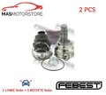 GELENK ANTRIEBSWELLE PAAR WHEEL SIDE HINTEN FEBEST 1910-X1R 2PCS V NEU