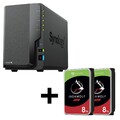 Synology DiskStation DS224+ 2 Einschübe NAS-Server Leergehäuse + 16TB (2x8TB)