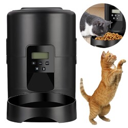 2L Katze & Hunde Automatischer Futterspender mit Timer Futterautomat Pet Feeder