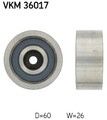 SKF Umlenk-/Führungsrolle, Keilrippenriemen VKM 36017 für OPEL RENAULT