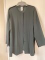 Marina Rinaldi Bluse Blusenjacke grün Gr. 33