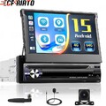 Flip Out Android 15 Carplay Autoradio 1 DIN 7 Zoll 4+64G GPS Navi WiFi RDS FM BT