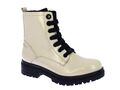 Tom Tailor Denim Damen Boots Stiefelette 2190502 Warmfutter Lack beige Gr.37-43