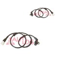 2x AUTLOG Sensor Raddrehzahl vorne links rechts für Ford Fiesta IV Puma Mazda