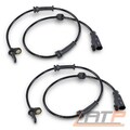 2x ABS SENSOR RADDREHZAHLFÜHLER VORNE FÜR CITROEN C1 PEUGEOT 107 TOYOTA AYGO
