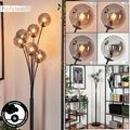 Wohn Schlaf Zimmer Raum Kugelleuchte Stand Lampe Steh Leuchte Rauchglas Schalter