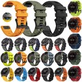 Silikon Quick Fit Armband Für Garmin Fenix 5 6 7 5X Plus 6X 7X Pro 8 E 935 945