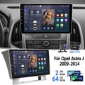 64G DAB+ Android 14 Autoradio Carplay GPS NAVI BT Für Opel Astra J Buick Excelle