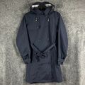 ILSE JACOBSEN Damen Slimfit Softshell Langarm Regenmantel Navy Gr. 40