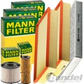 MANN FILTER INSPEKTIONSKIT passend für AUDI Q7 4LB 4.2 L TDI QUATTRO 326+340 PS