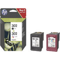 HP 302 Druckerpatrone Kombi-Pack Original Schwarz, Cyan, Magenta, Gelb X4D37A...