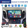 DAB+ Für Hyundai i30 GD 2012-2016 Android 14 GPS Autoradio Carplay NAVI WiFi KAM