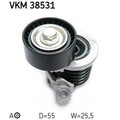 Spannrolle Keilrippenriemen SKF VKM 38531 für Mercedes-Benz SLK C-Class GLC